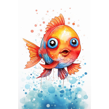 Goldfish Watercolor Canvas